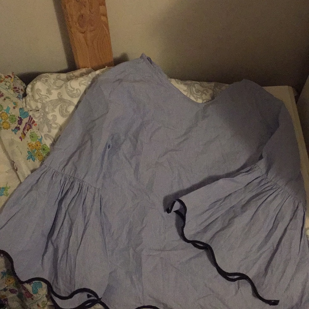 Flowy sleeves Zara Blue Long sleeve